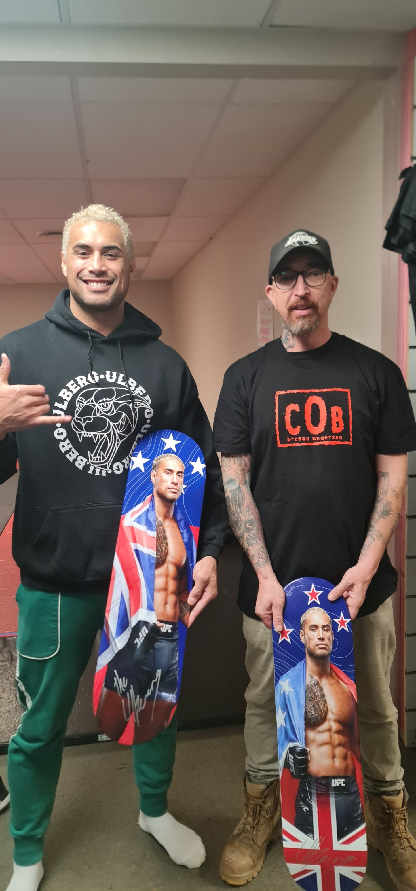 Carlos 'Black Jag' Ulberg skate art SAMOAN FLAG DESIGN