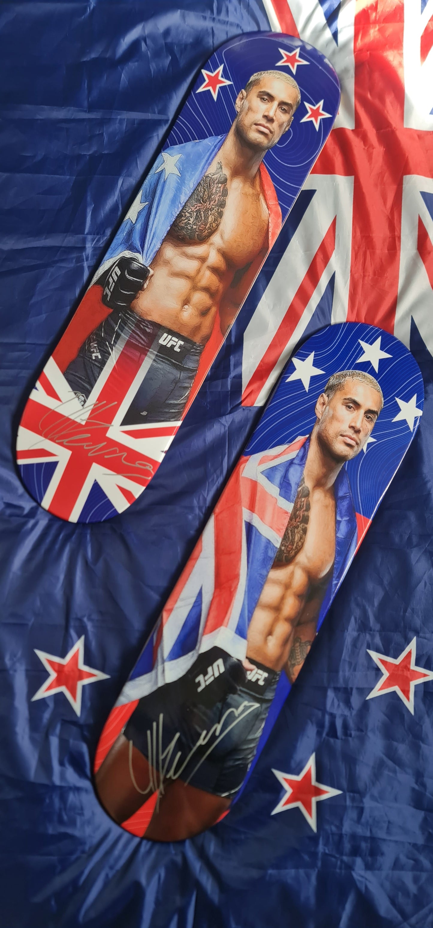 Carlos 'Black Jag' Ulberg skate art SAMOAN FLAG DESIGN