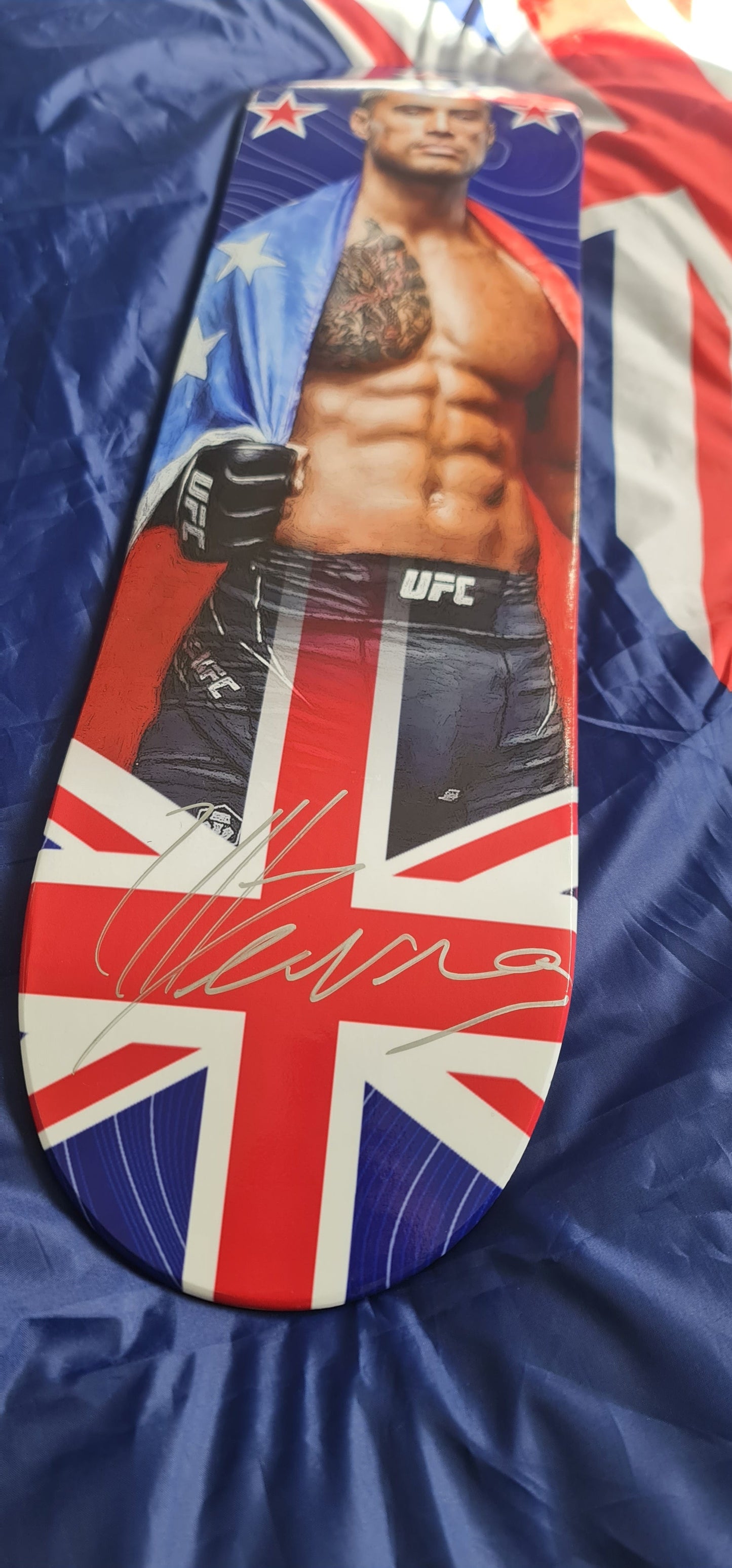 Carlos 'Black Jag' Ulberg skate art SAMOAN FLAG DESIGN