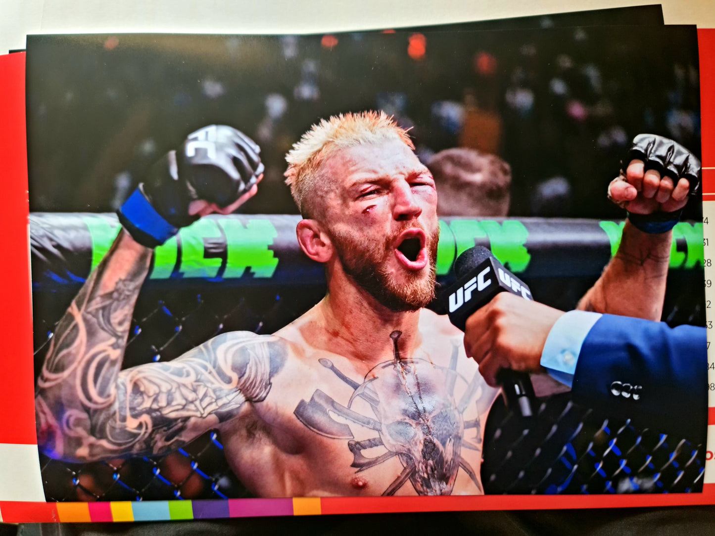 Dan 'Hangman' Hooker signed A4 photo (Victory)