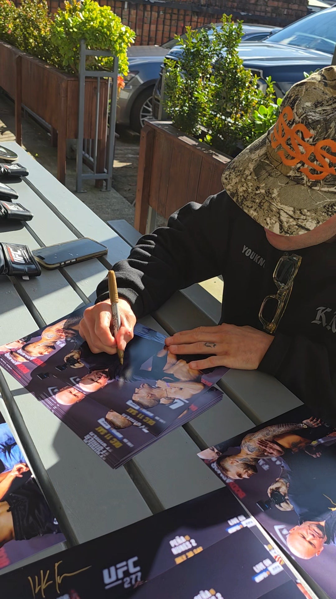KKF Signed A4 No Love photo