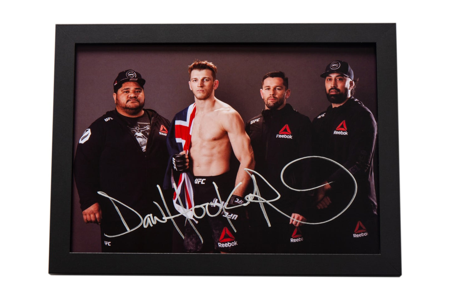 Dan "Hangman: Hooker Signed A4 Photo
