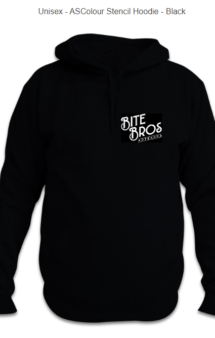 Bite Bros Logo Hoodie BLK