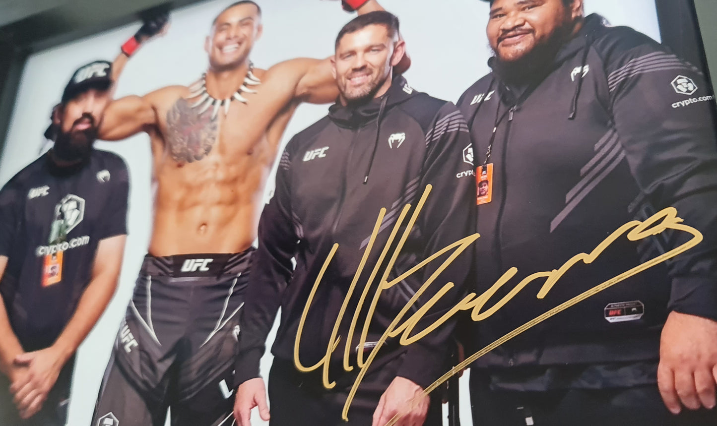 Carlos 'Black Jag' Ulberg signed A4