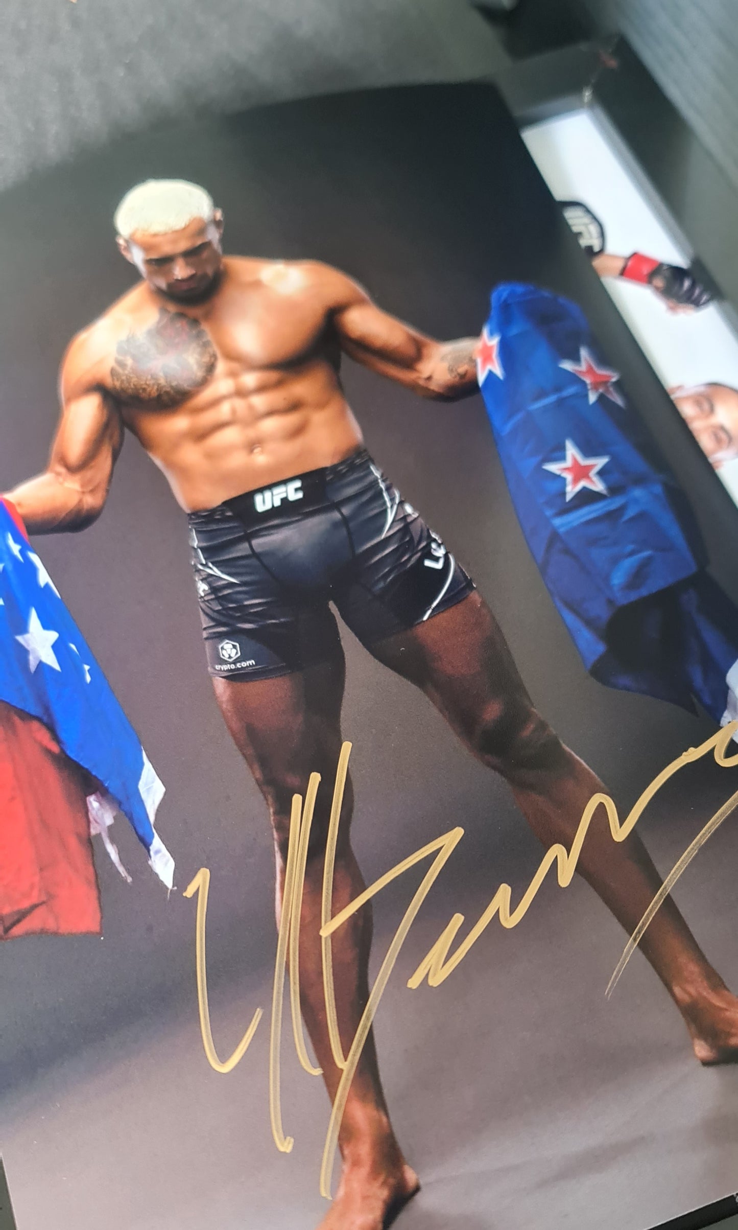 Carlos 'Black Jag' Ulberg signed A4