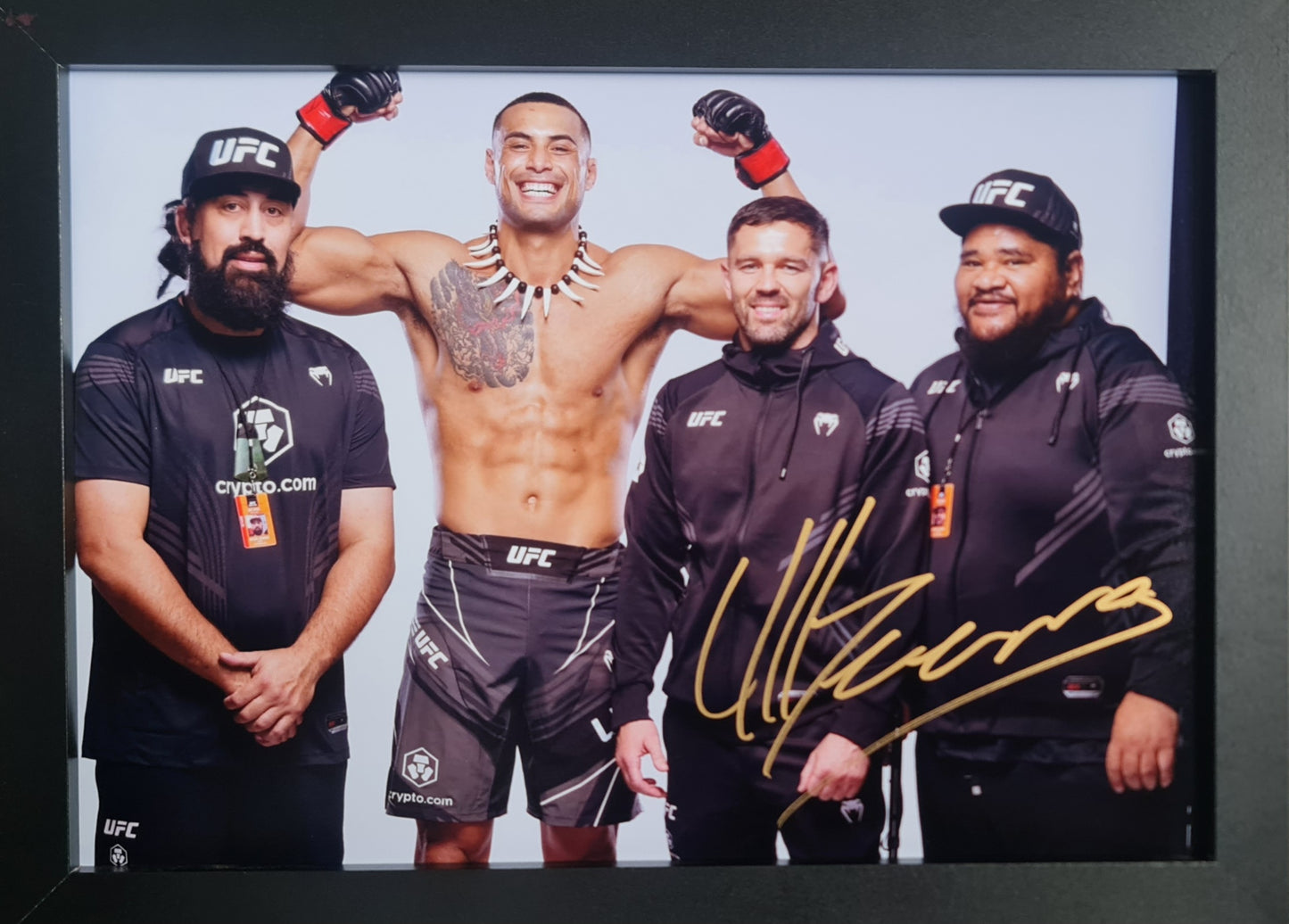 Carlos 'Black Jag' Ulberg signed A4