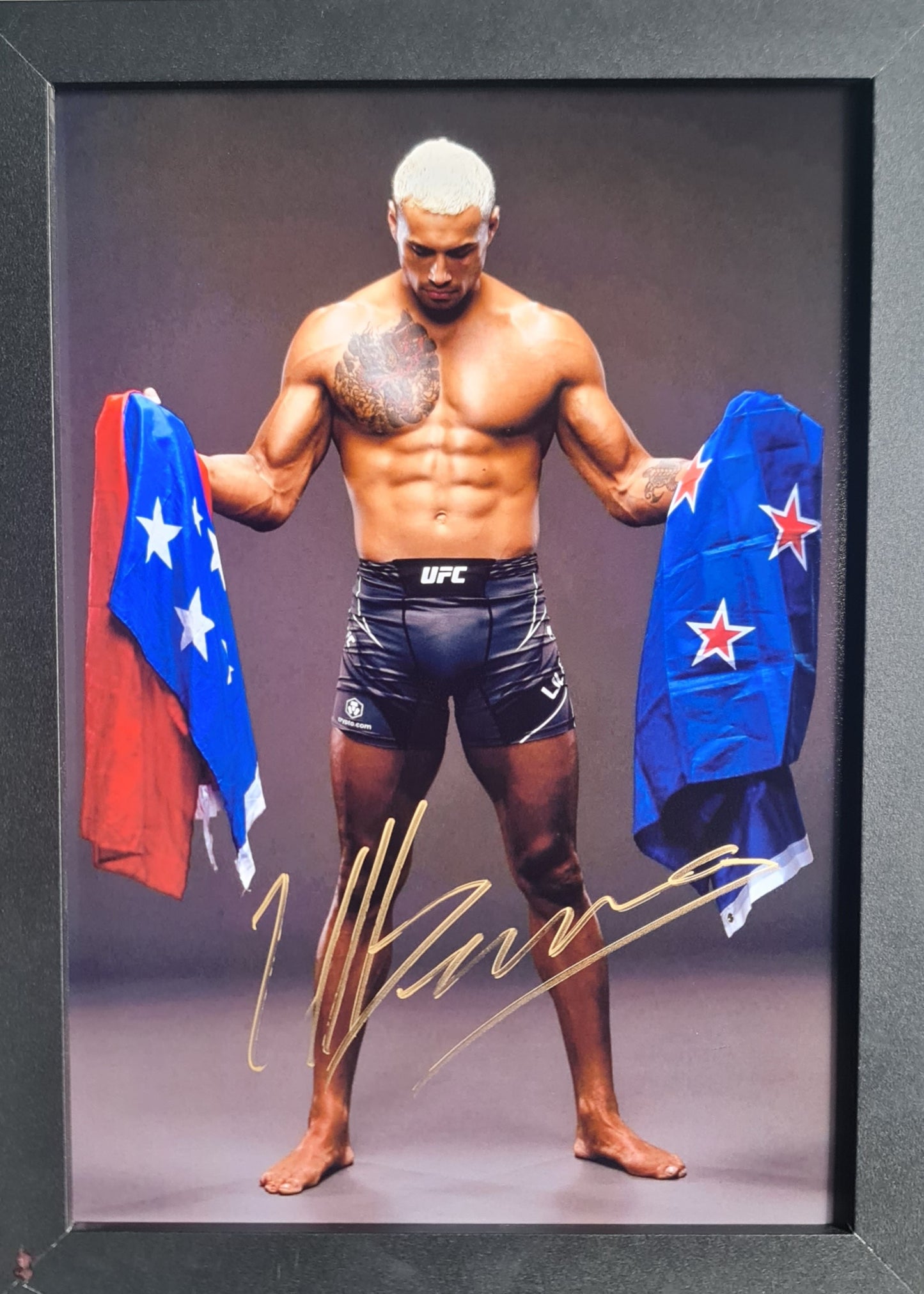 Carlos 'Black Jag' Ulberg signed A4