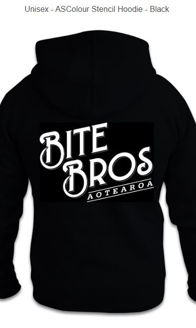 Bite Bros Logo Hoodie BLK