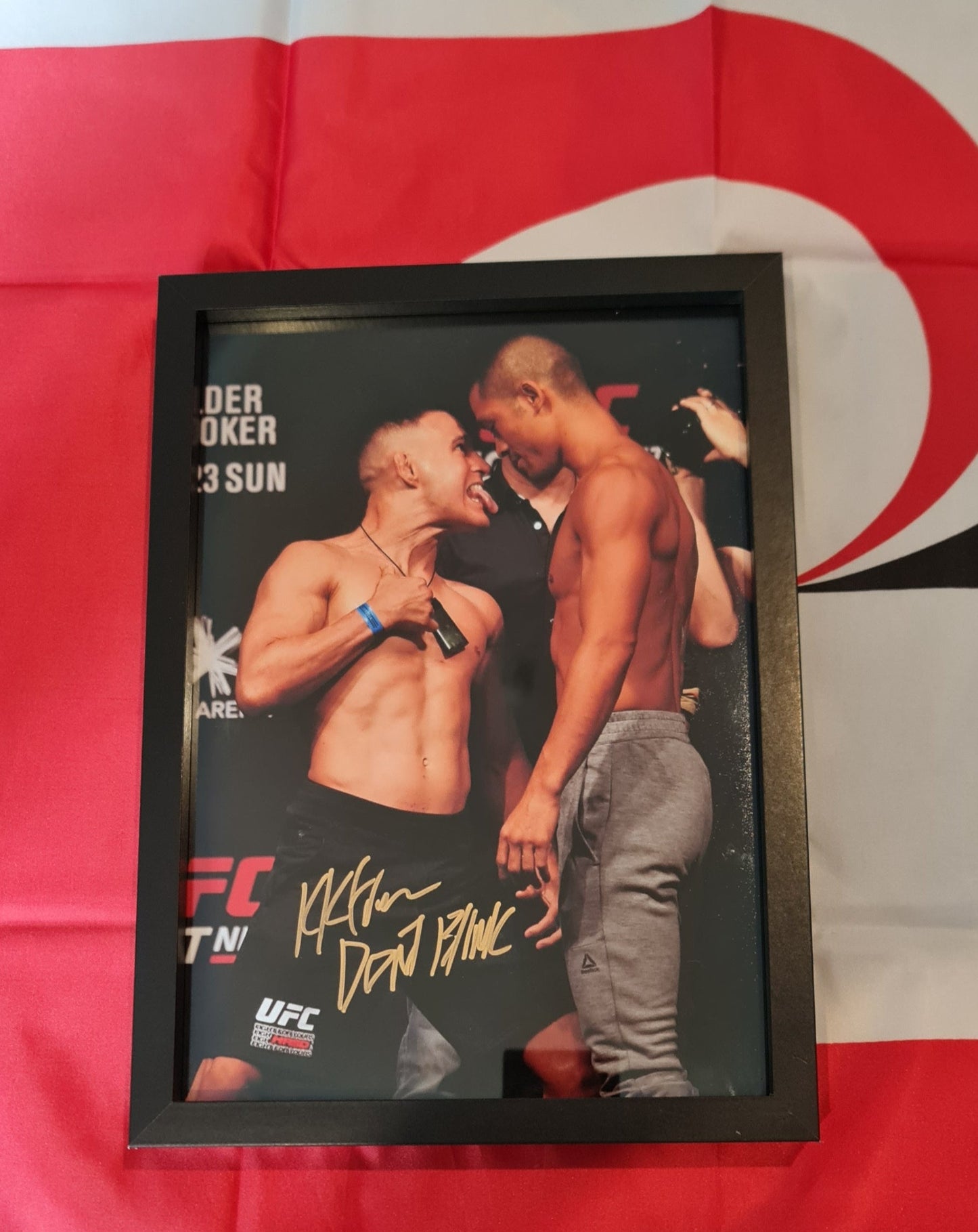 Kai "Don't Blink" Kara-France signed A4 print
