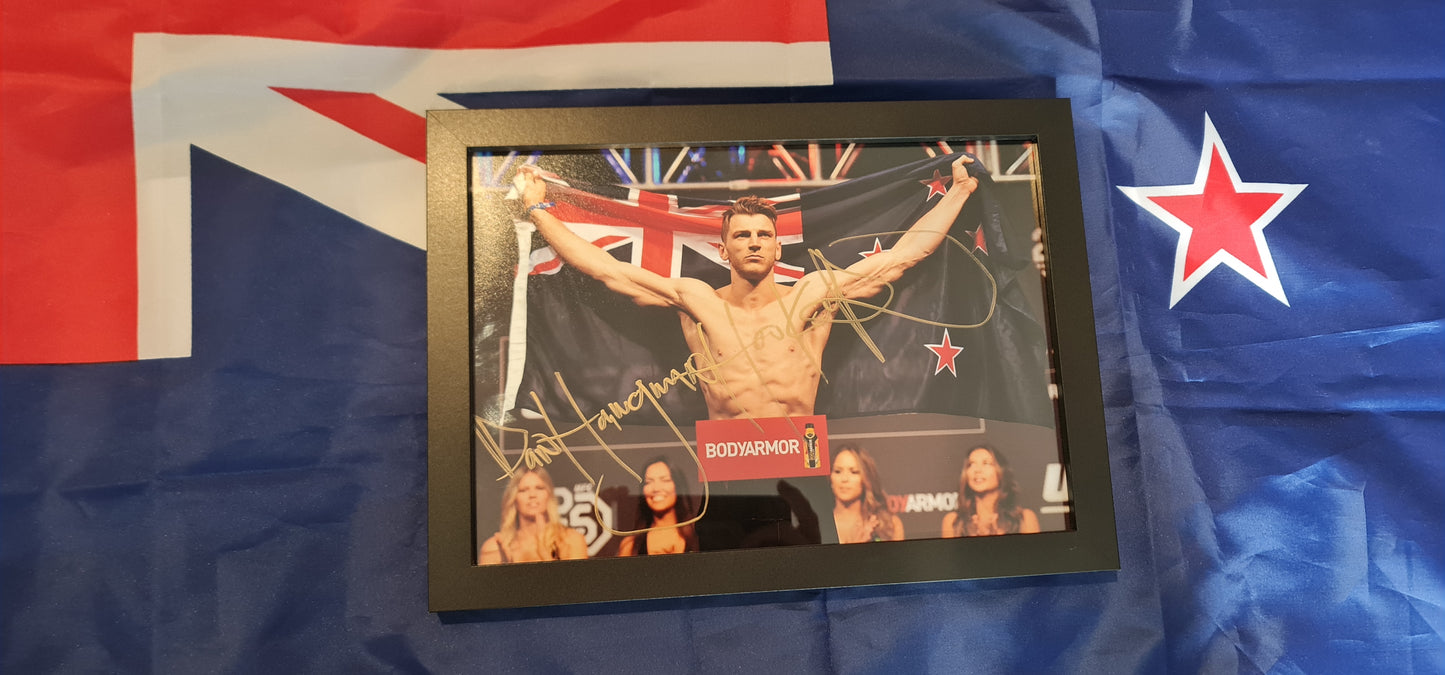 Dan "Hangman" Hooker signed A4 print