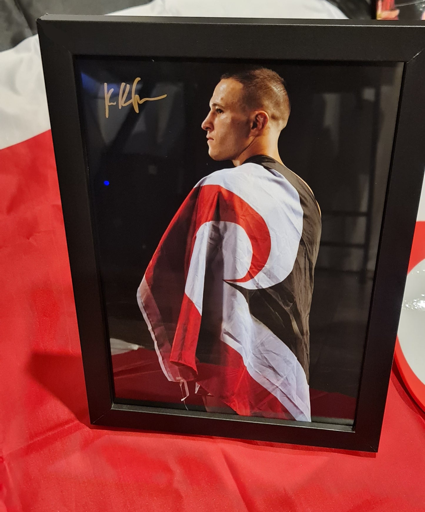 Tino Rangatiratanga Kai Kara-France A4 Signed Photo