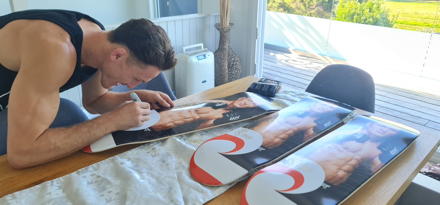 "Smokin" Shane Young signed skate art