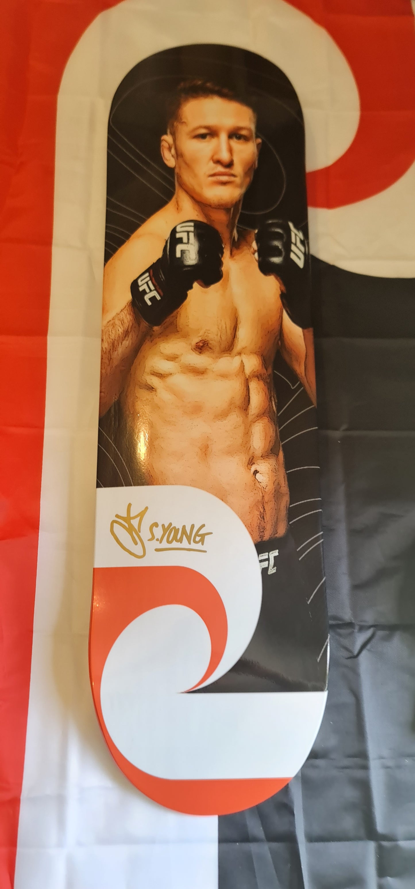 "Smokin" Shane Young signed skate art