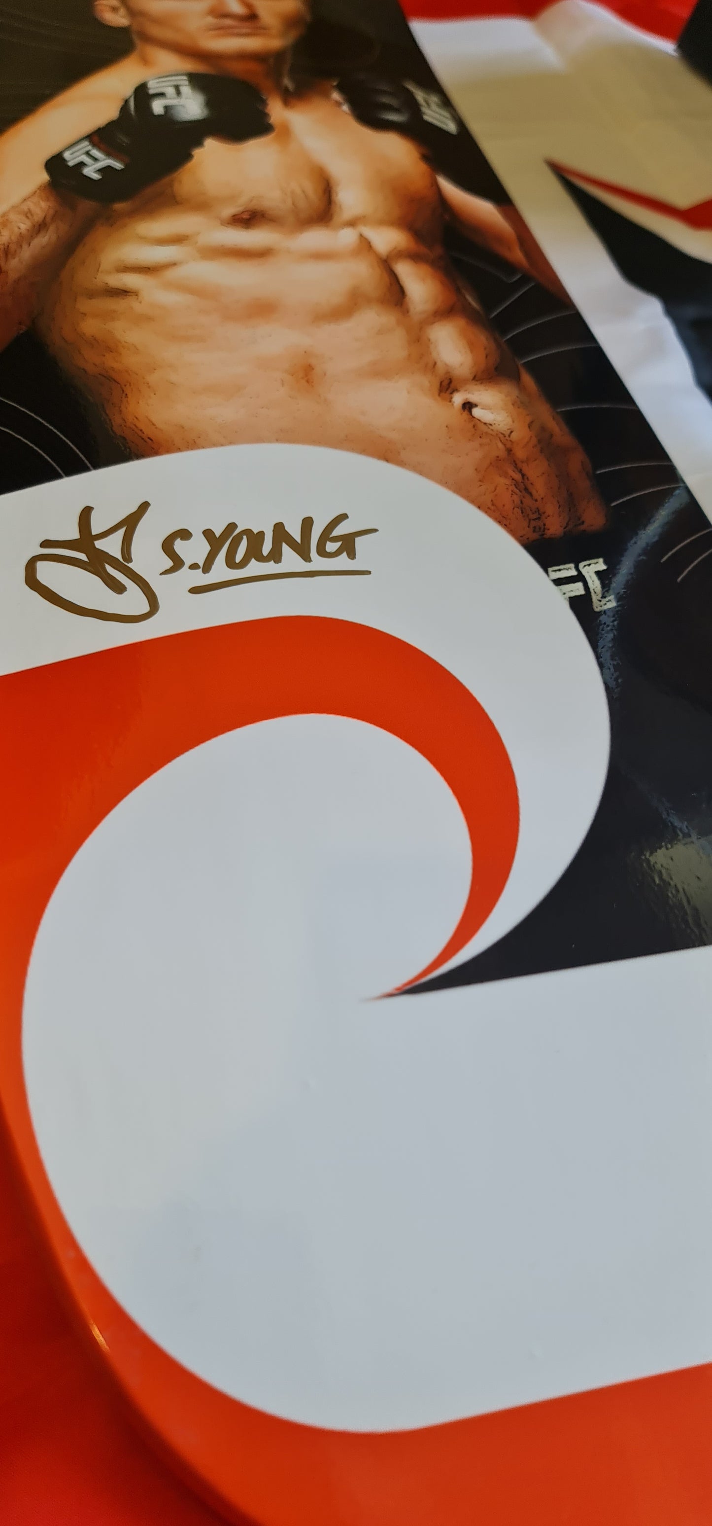"Smokin" Shane Young signed skate art