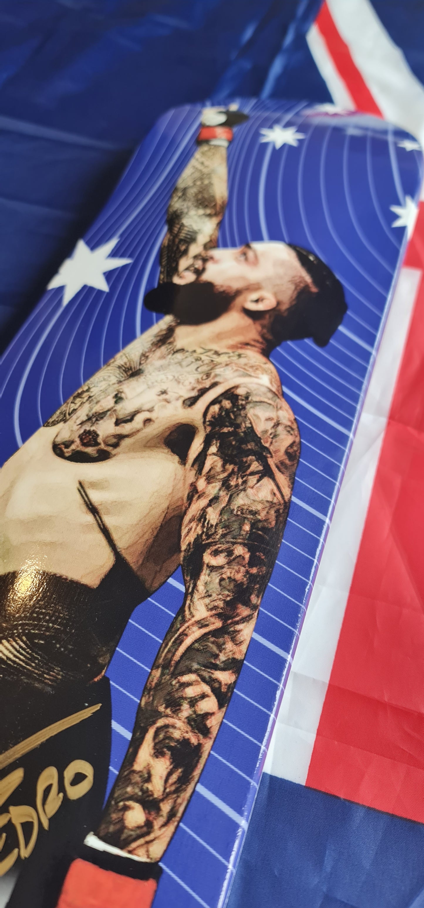 Tyson Pedro signed skate art