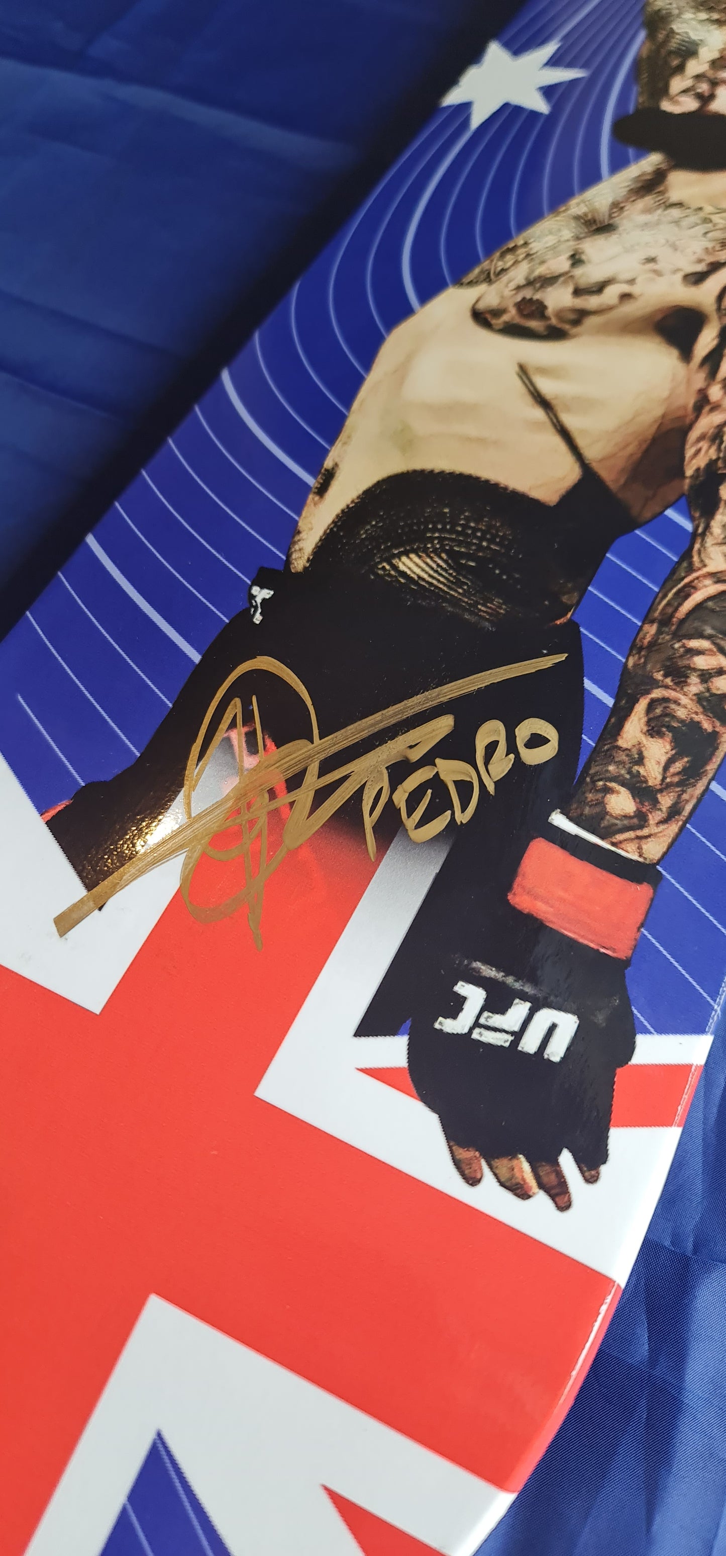 Tyson Pedro signed skate art