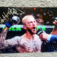 Dan 'Hangman' Hooker signed A4 photo (Victory)