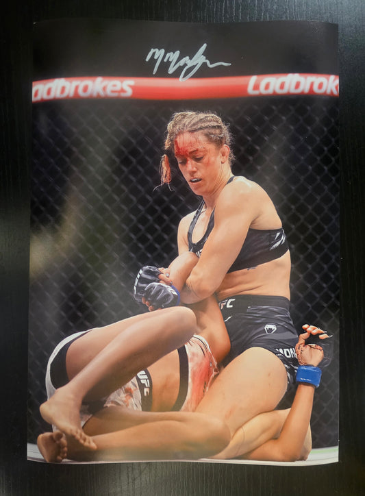 "The Wild One" Michelle Montague fight signed photo