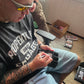 Navajo Stirling signed glove