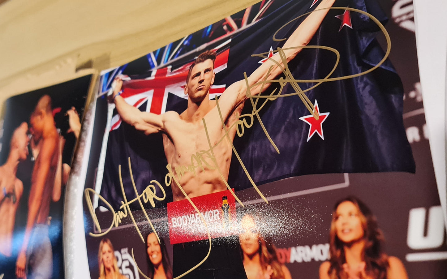 Dan "Hangman" Hooker signed A4 print