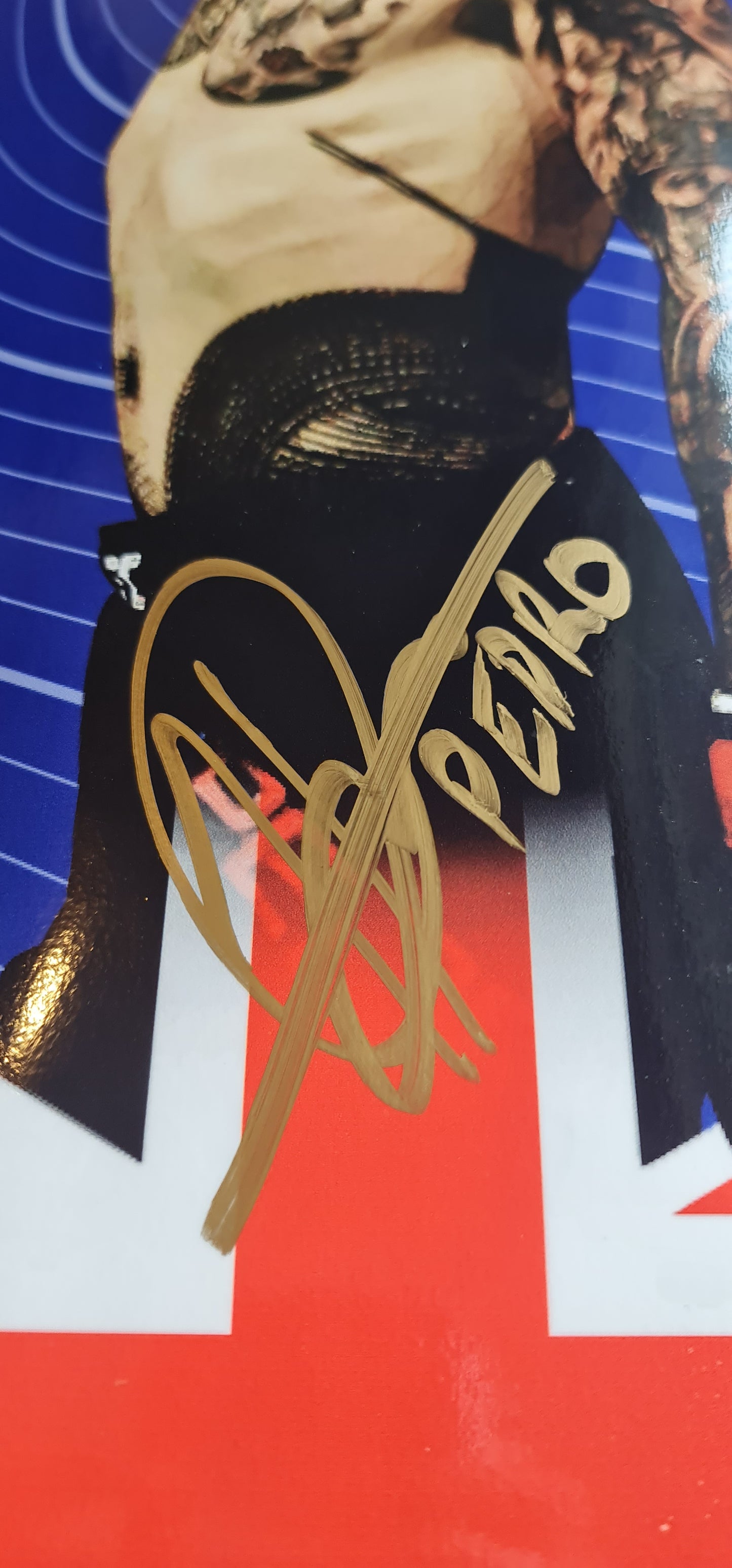 Tyson Pedro signed skate art